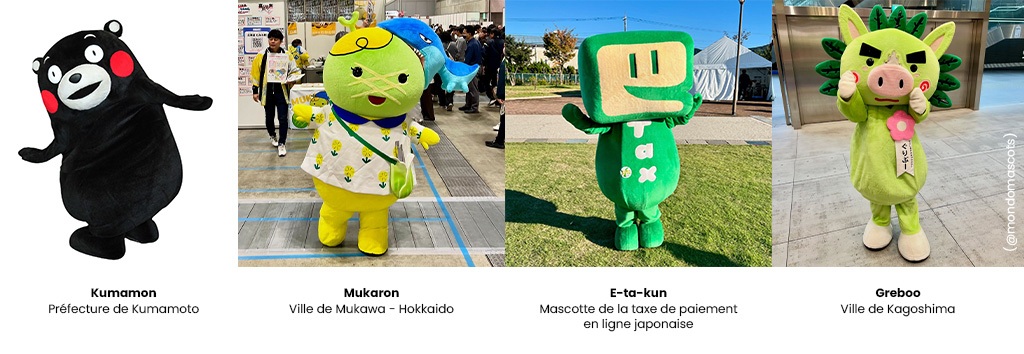 mascottes japonaises