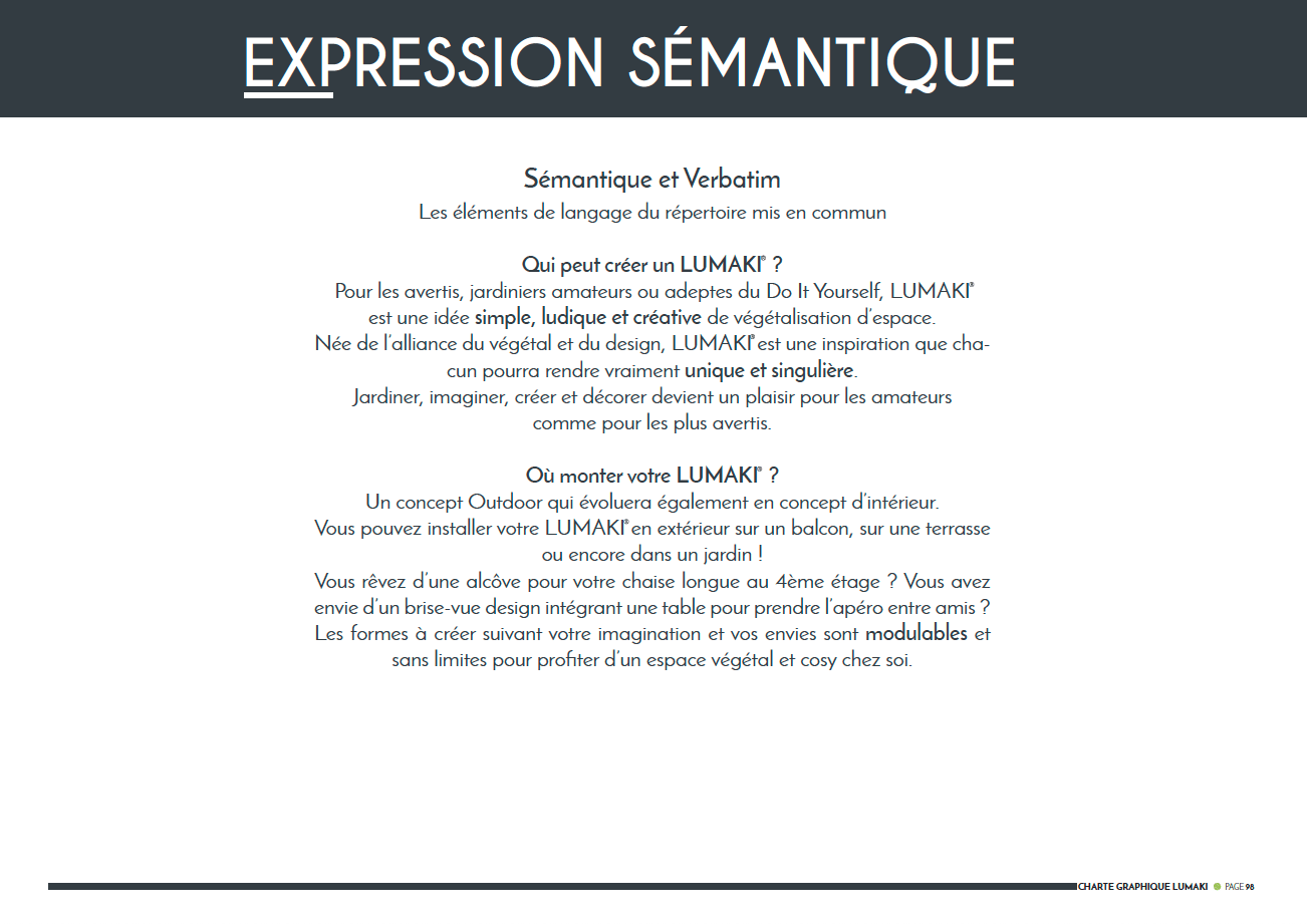 exemple de brand book sémantique